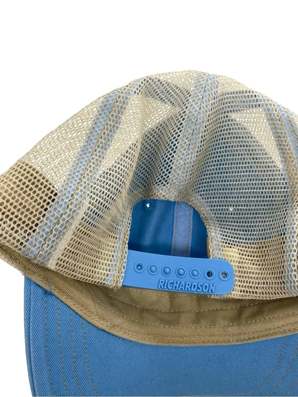 Ocean Surf Shop Folly Beach South Carolina Blue Mesh SnapBack Adjustable Hat